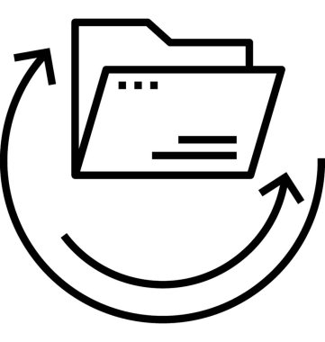 dizin satırı vektör simgesi