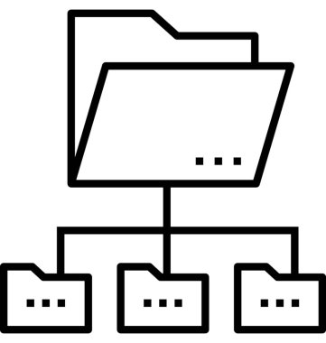 ağ çizgisi vektör simgesi