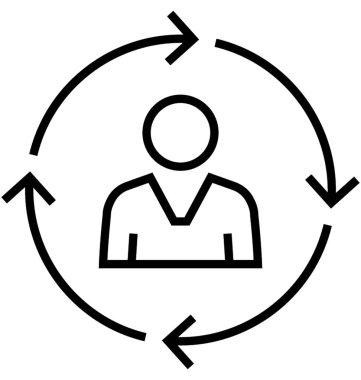 Kişiselleştirme satırı vektör simgesi