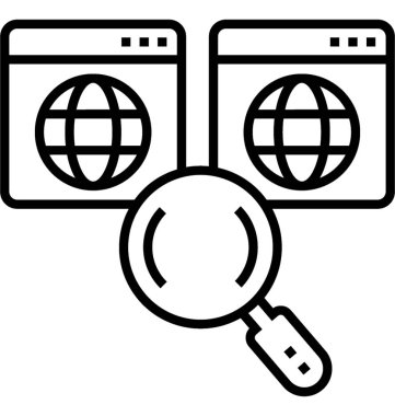 Onay satırı vektör simgesi geri bağlantılar