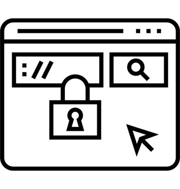 Httpd satırı vektör simgesi