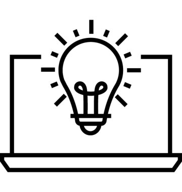 Çözüm satırı vektör simgesi