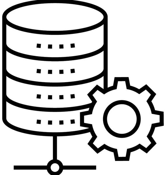 数据管理行向量图标 — 图库矢量图片