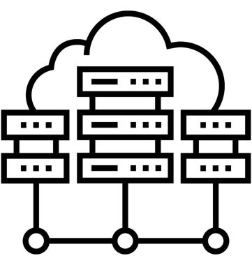 veritabanı satır vektörü simgesi