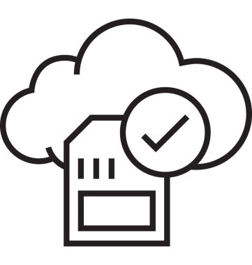 Çizgi vektör simge kaydetmek