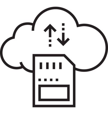 Çizgi vektör simge kaydetmek