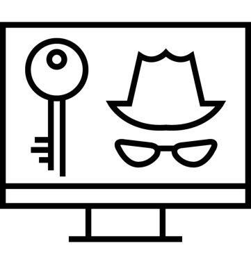 Kesmek becerileri satırı vektör simgesi