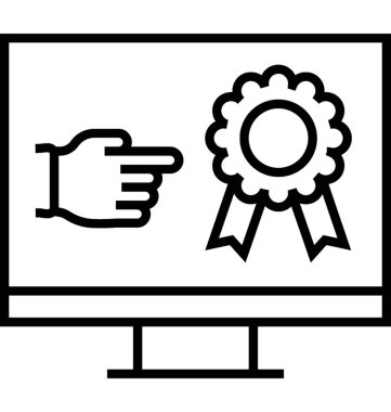 Premium kalite satırı vektör simgesi