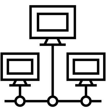 Rahatsız veritabanı satırı vektör simgesi