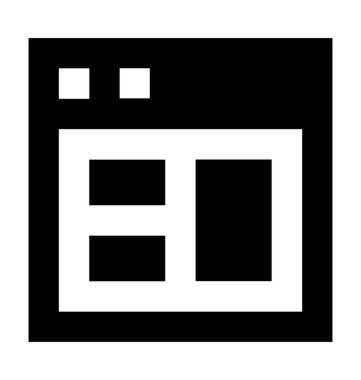 Web sayfası şablon simgesi