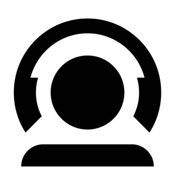 Müşteri servisi düz vektör simgesi