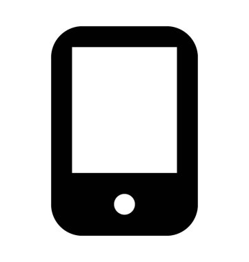 telefon düz vektör simgesi