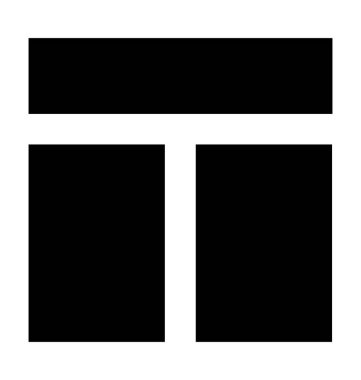 Düzen düz vektör simgesi