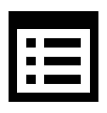 Kontrol Listesi Düz Vektör Simgesi