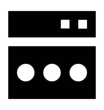 Web tasarımı düz vektör simgesi