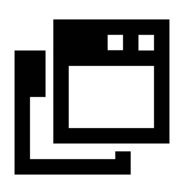 Web sayfalarını düz vektör simgesi