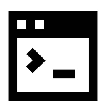 Web geliştirme düz vektör simgesi