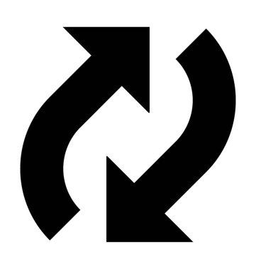 Eşitleme düz vektör simgesi