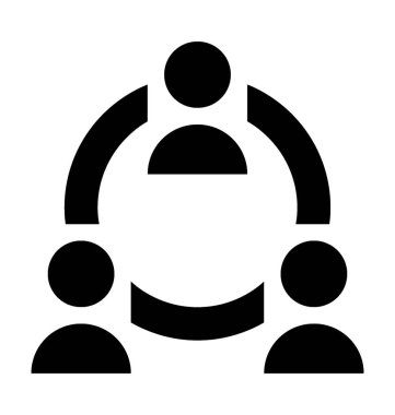 Kullanıcılar düz vektör simgesi