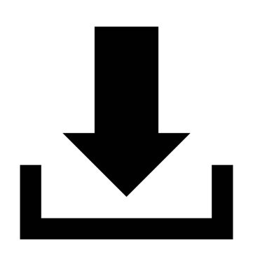 Düz vektör simge İndiriyor