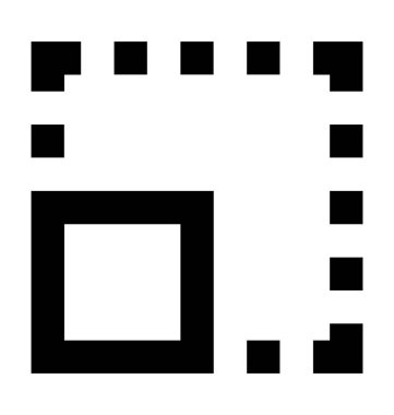 Düz vektör simgeyi büyütmek