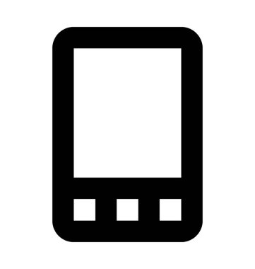 telefon düz vektör simgesi