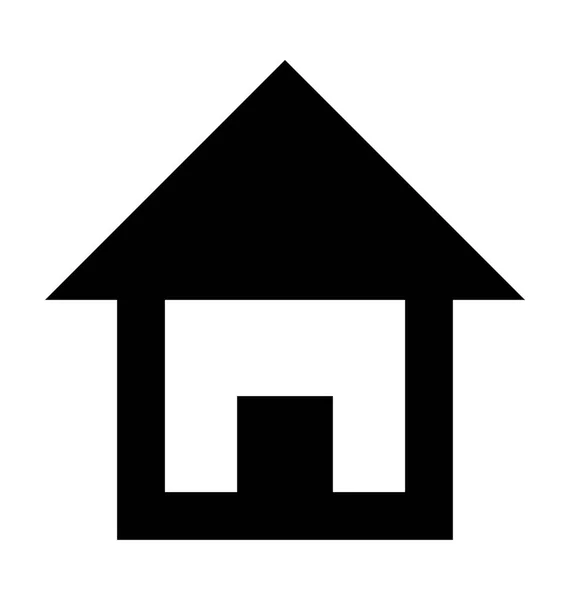 Home Flache Vektor Symbol — Stockvektor