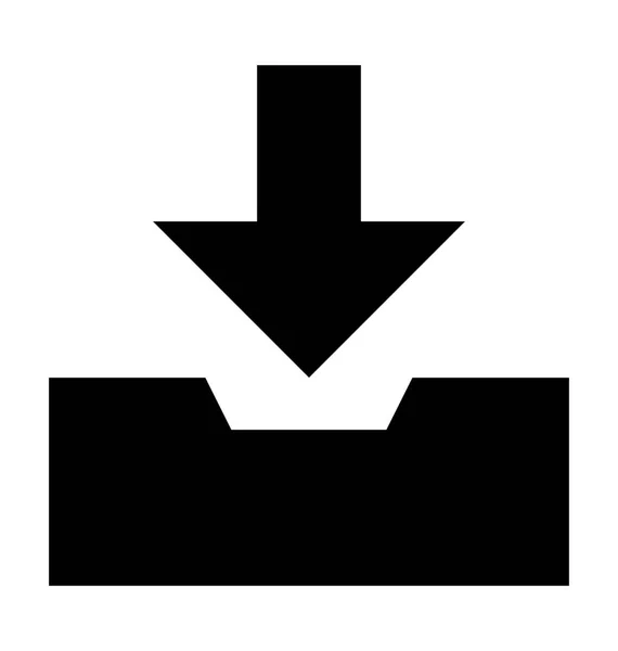 Ladda Ner Platt Vektor Symbol — Stock vektor