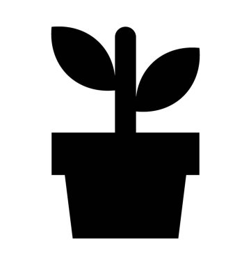 Plantation düz vektör simgesi