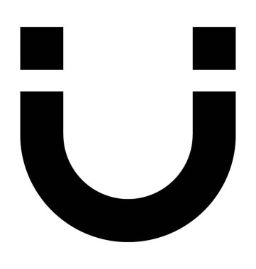 Mıknatıs Düz Vektör Simgesi