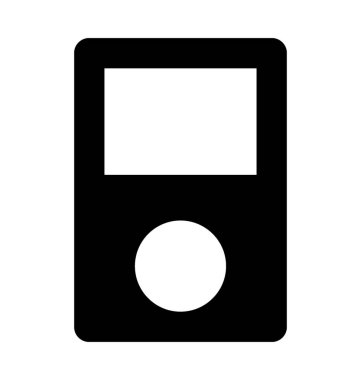 Düz vektör simge pod