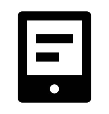 Düz vektör simge yastık