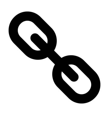 bağlantı düz vektör simgesi