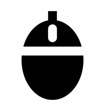 fare düz vektör simgesi