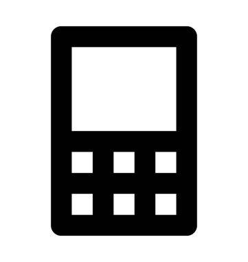 akıllı telefon düz vektör simgesi