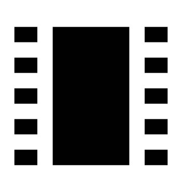 RAM düz vektör simgesi