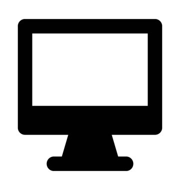 LCD düz vektör simgesi