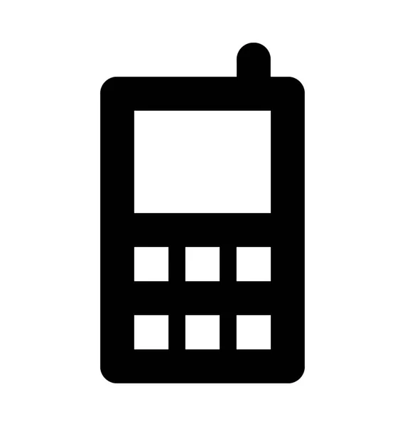 Cellular Phone Flat Vector Icon — Stock Vector