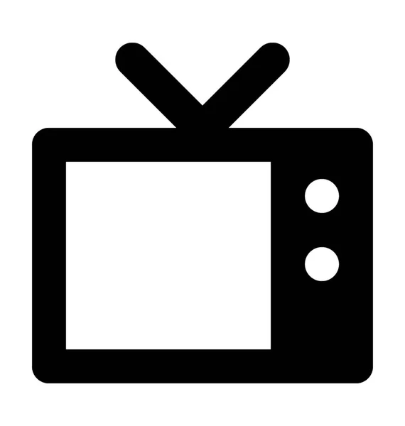 Tv平面矢量图标 — 图库矢量图片