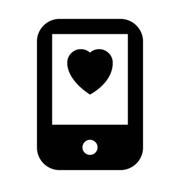 telefon düz vektör simgesi