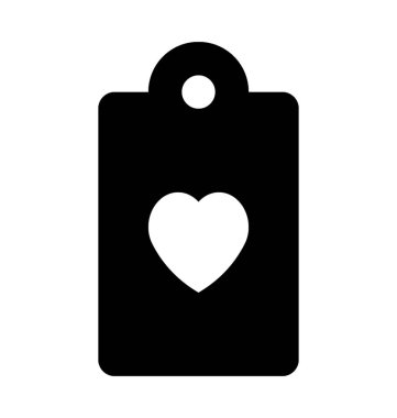 Tebrik etiketi düz vektör simgesi