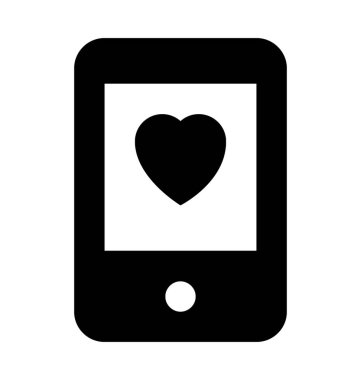 telefon düz vektör simgesi