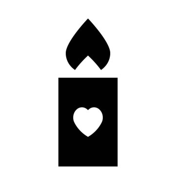 Mum Düz Vektör Simgesi