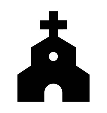 Church Flat Vector Icon clipart