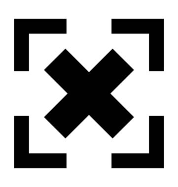 Seçim düz vektör simge Sil 