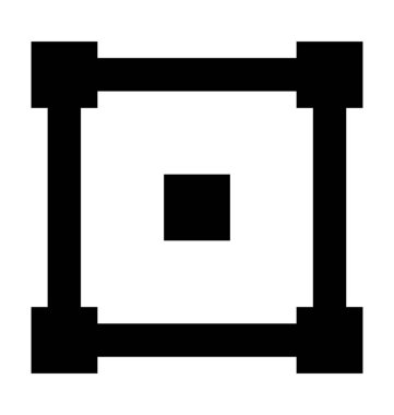 Aracı düz vektör simgesi yeniden boyutlandırma 