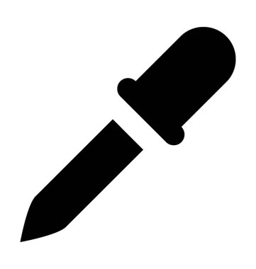 Dolgu düz vektör simgesi 