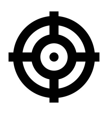 İnce artı düz vektör simgesi 