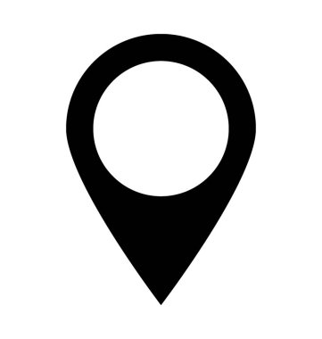 harita pin vektör simgesi