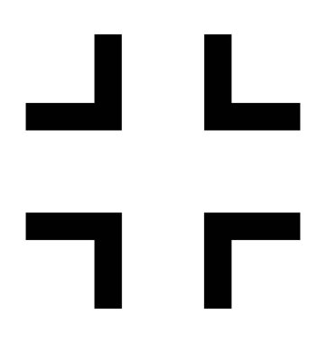 Düz vektör simge en aza indirmek 